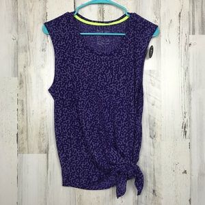Nike | NWT Purple Cheetah Print Tank Top S/M